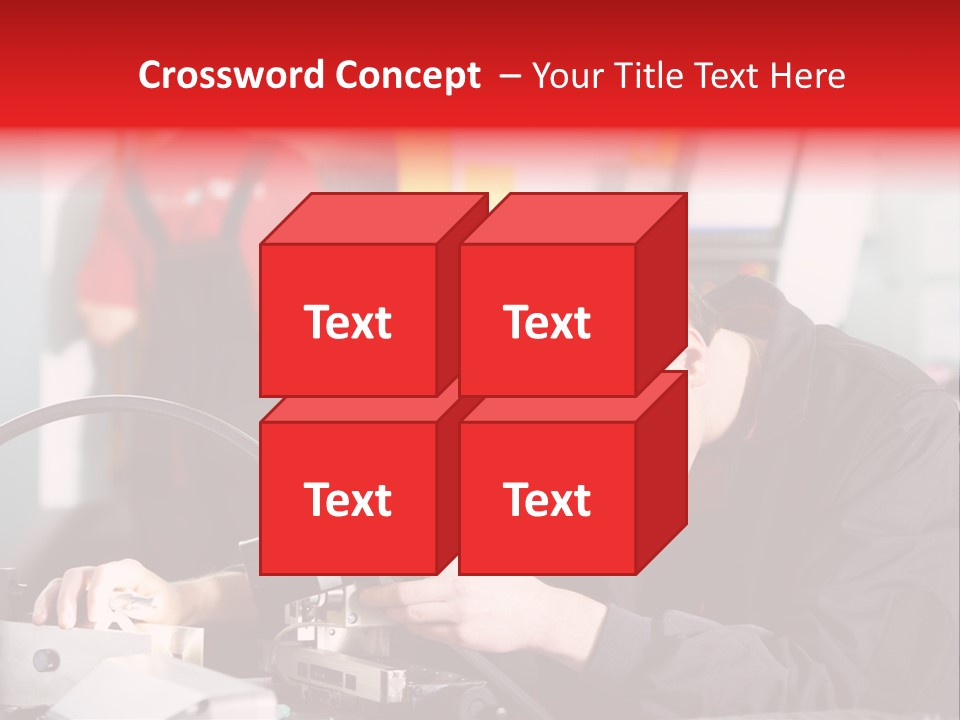 Optical Device Engineering Serviceman PowerPoint Template