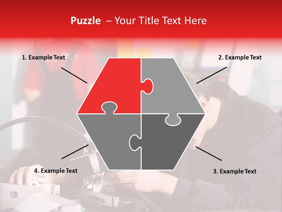Optical Device Engineering Serviceman PowerPoint Template