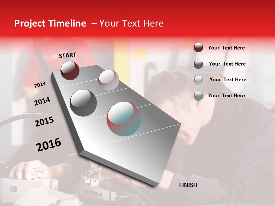Optical Device Engineering Serviceman PowerPoint Template