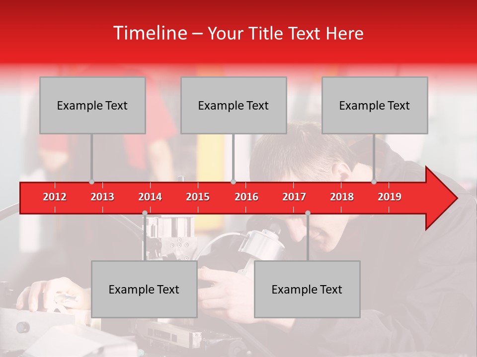 Optical Device Engineering Serviceman PowerPoint Template