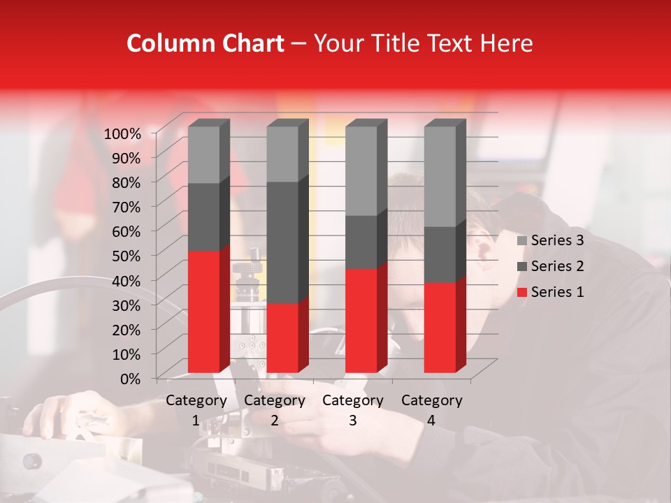 Optical Device Engineering Serviceman PowerPoint Template