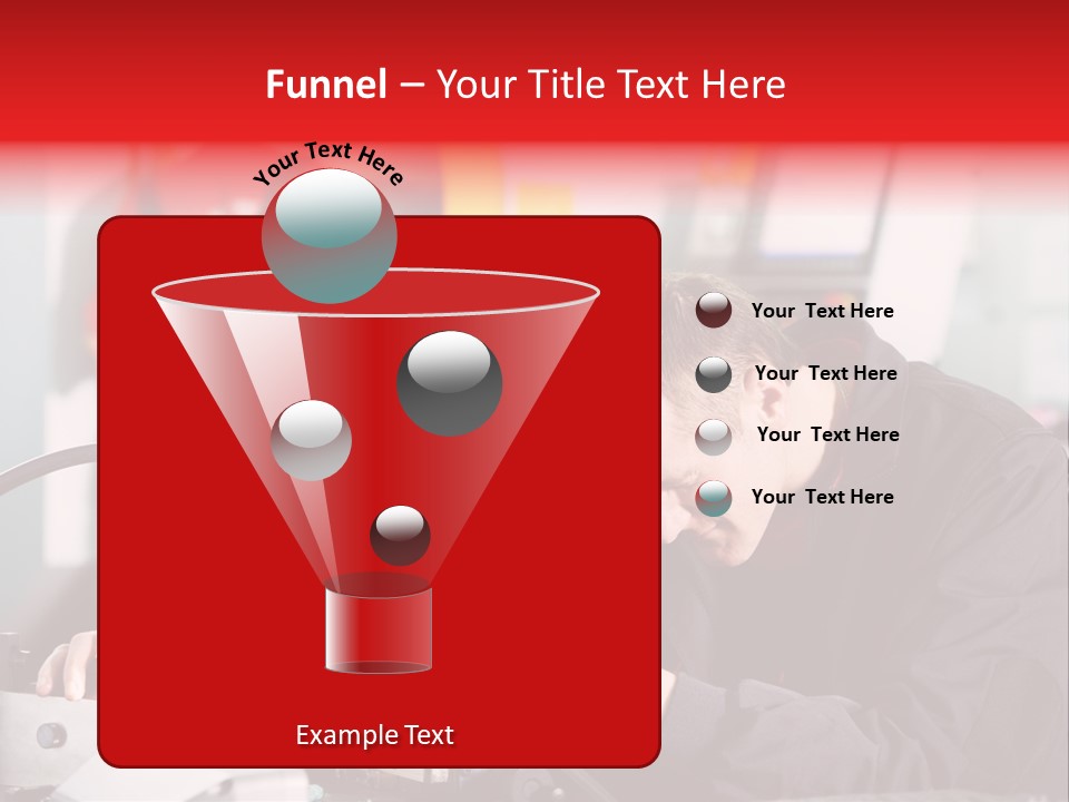 Optical Device Engineering Serviceman PowerPoint Template