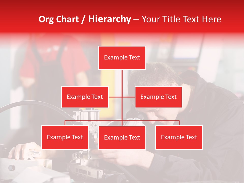 Optical Device Engineering Serviceman PowerPoint Template