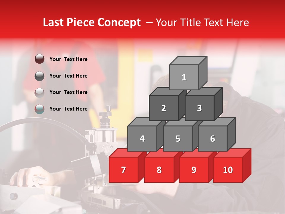 Optical Device Engineering Serviceman PowerPoint Template