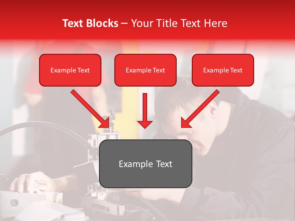 Optical Device Engineering Serviceman PowerPoint Template