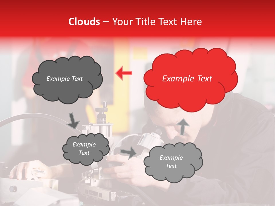 Optical Device Engineering Serviceman PowerPoint Template