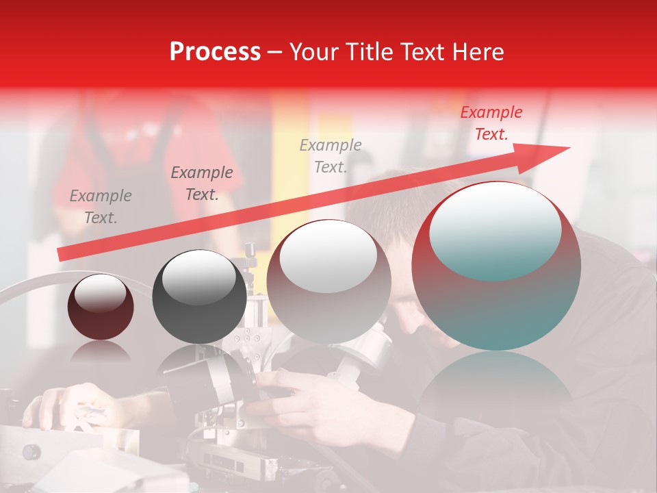 Optical Device Engineering Serviceman PowerPoint Template