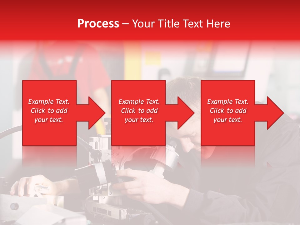Optical Device Engineering Serviceman PowerPoint Template