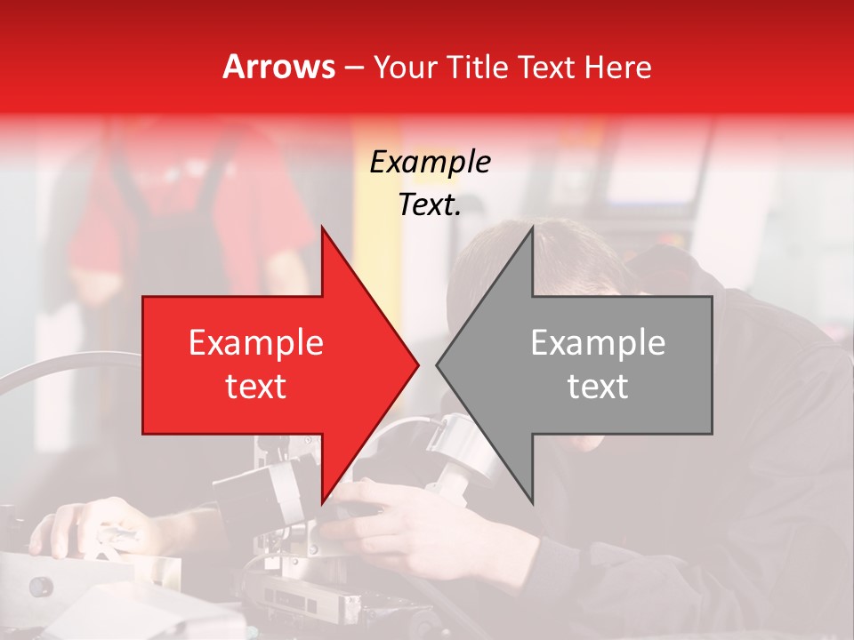 Optical Device Engineering Serviceman PowerPoint Template