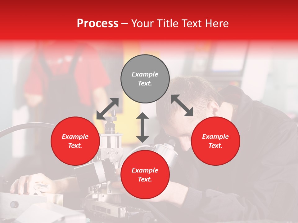 Optical Device Engineering Serviceman PowerPoint Template