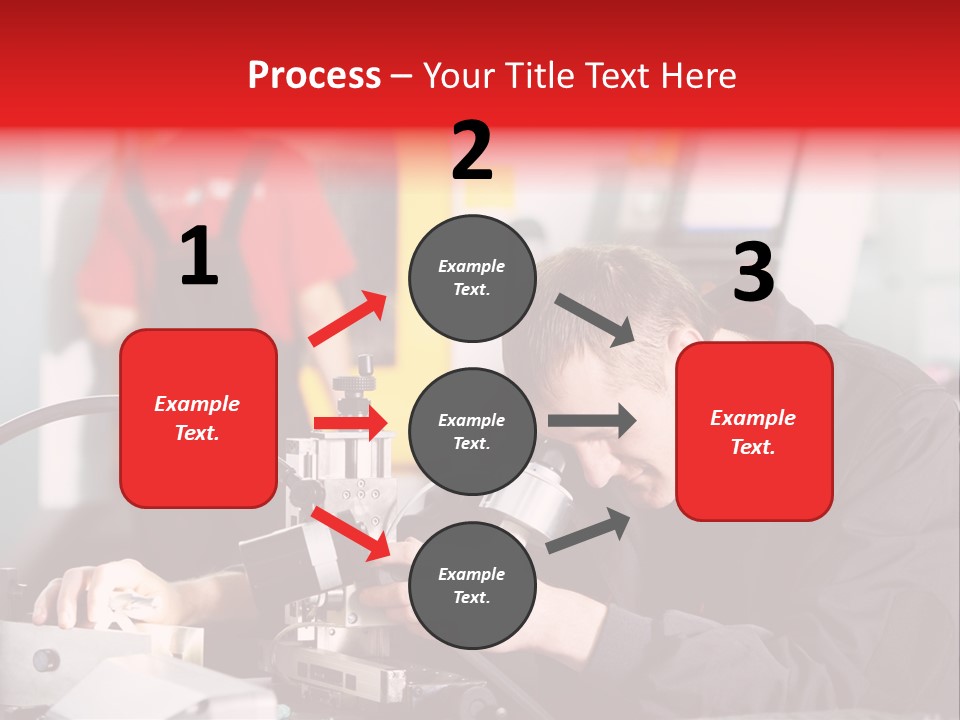 Optical Device Engineering Serviceman PowerPoint Template
