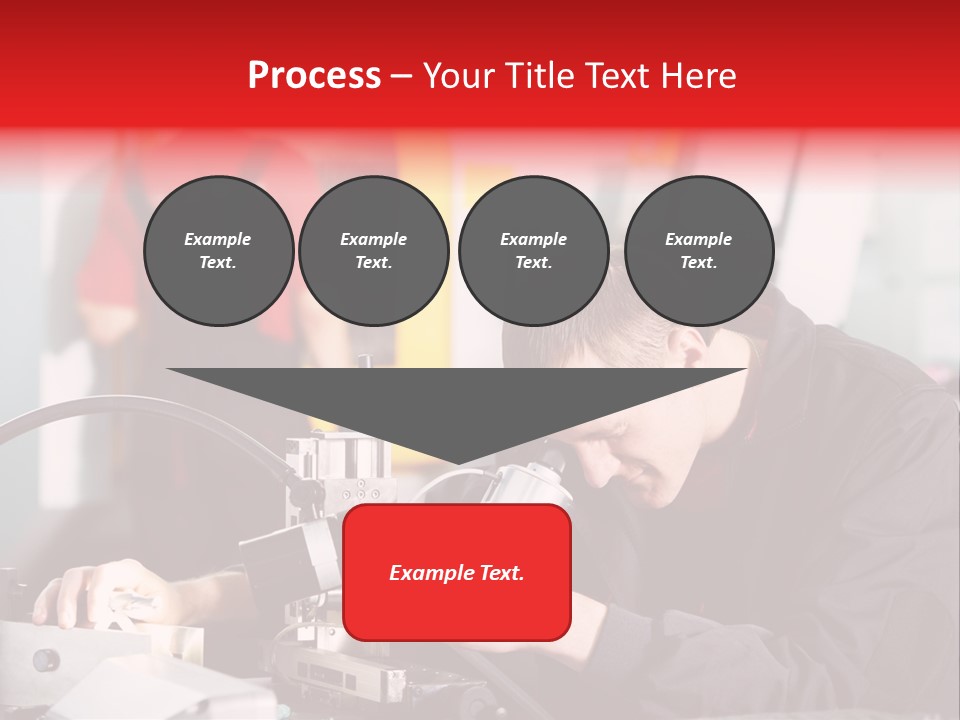 Optical Device Engineering Serviceman PowerPoint Template