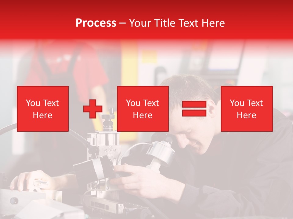 Optical Device Engineering Serviceman PowerPoint Template