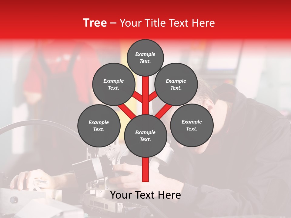 Optical Device Engineering Serviceman PowerPoint Template