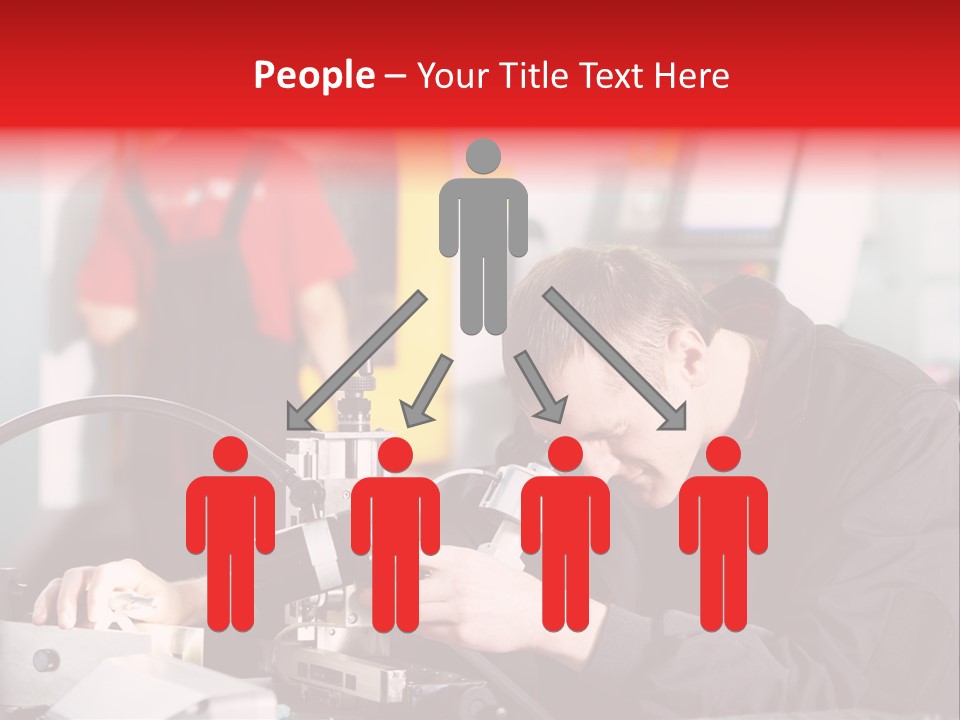 Optical Device Engineering Serviceman PowerPoint Template