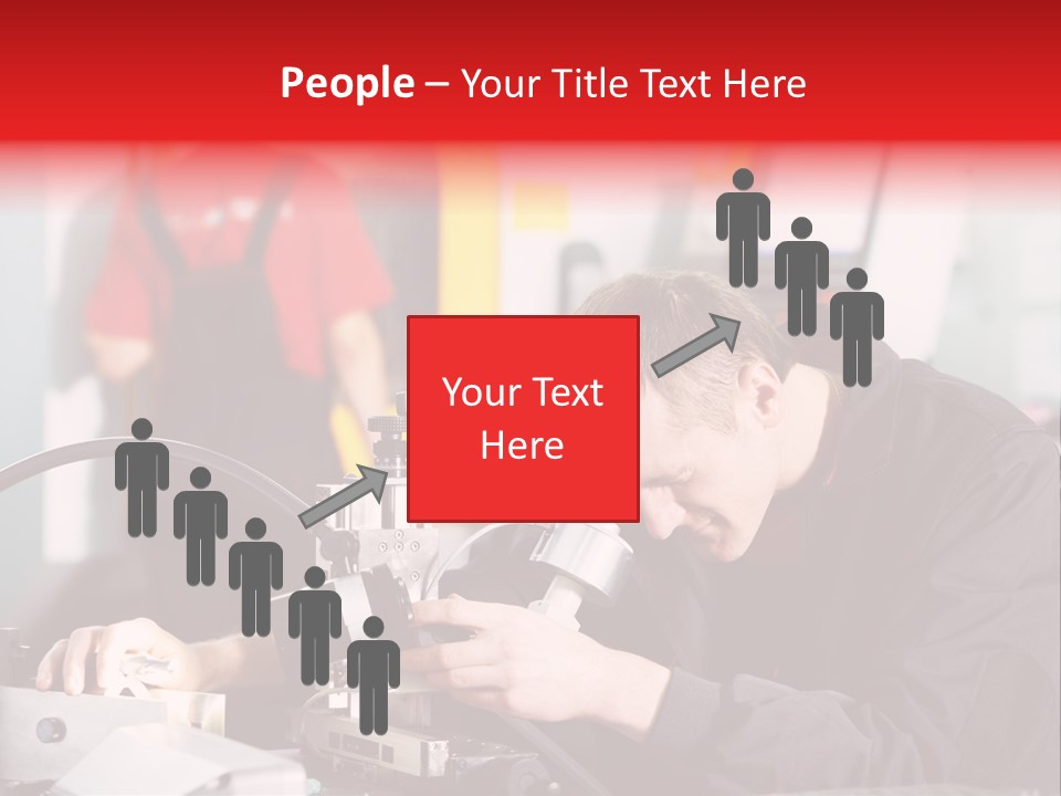 Optical Device Engineering Serviceman PowerPoint Template