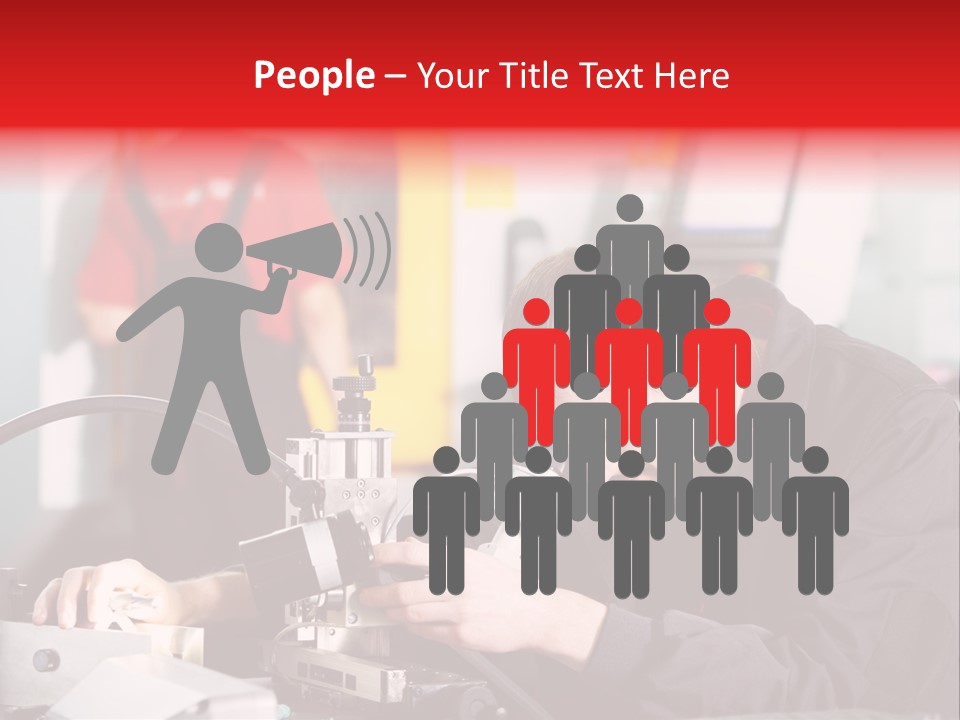 Optical Device Engineering Serviceman PowerPoint Template