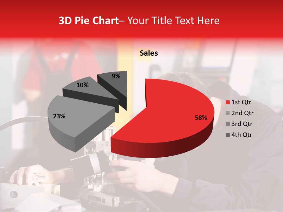 Optical Device Engineering Serviceman PowerPoint Template