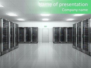 Tower Telecommunication Hosting PowerPoint Template