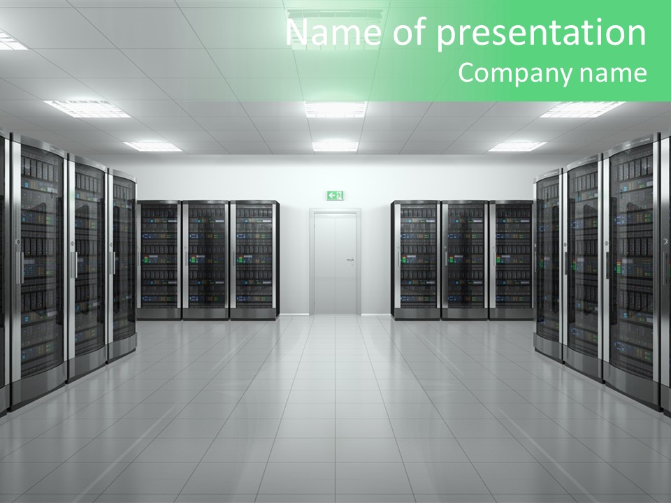 Tower Telecommunication Hosting PowerPoint Template