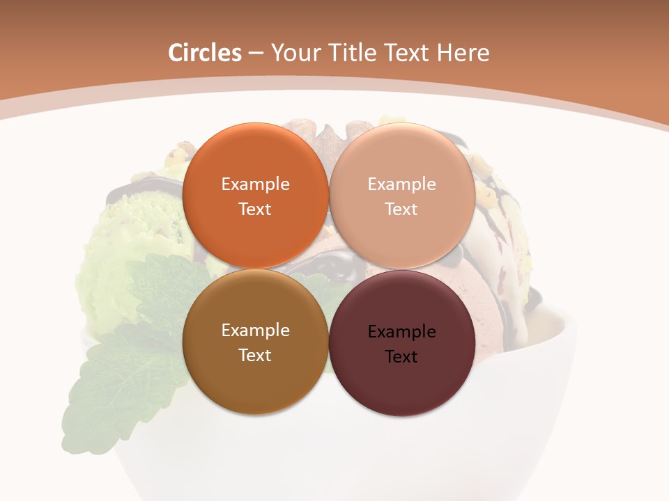 Border Glacue Freshness PowerPoint Template