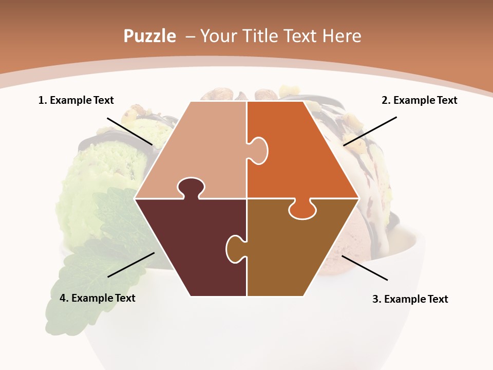 Border Glacue Freshness PowerPoint Template