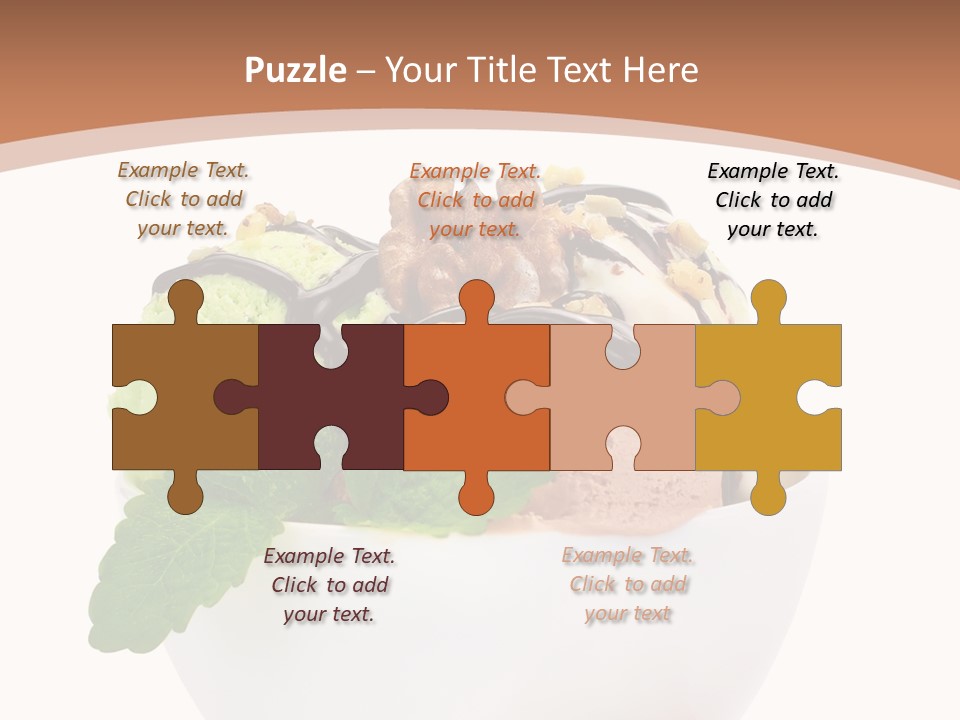 Border Glacue Freshness PowerPoint Template
