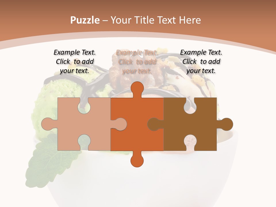 Border Glacue Freshness PowerPoint Template