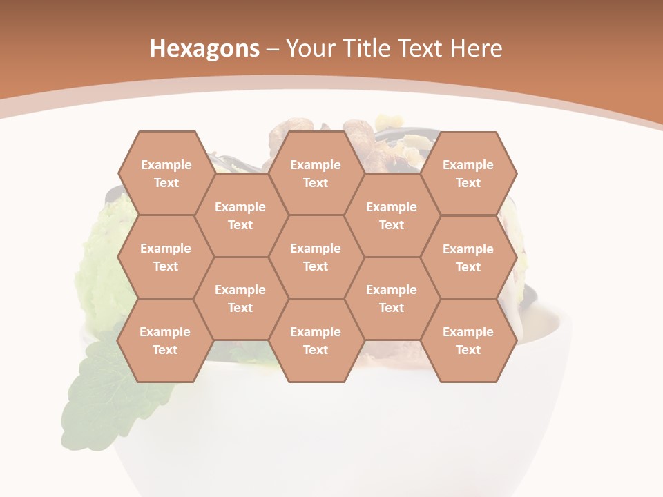 Border Glacue Freshness PowerPoint Template