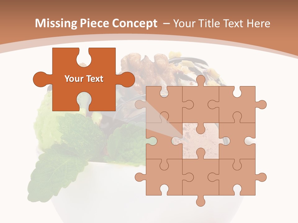 Border Glacue Freshness PowerPoint Template