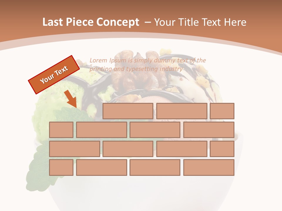 Border Glacue Freshness PowerPoint Template