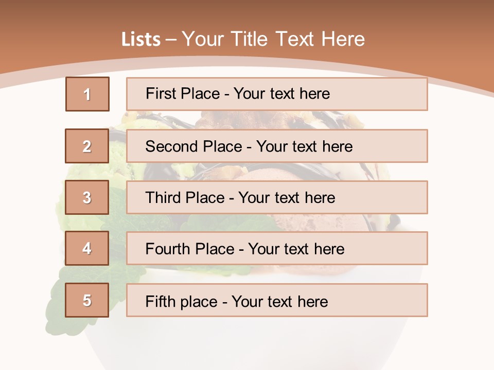 Border Glacue Freshness PowerPoint Template
