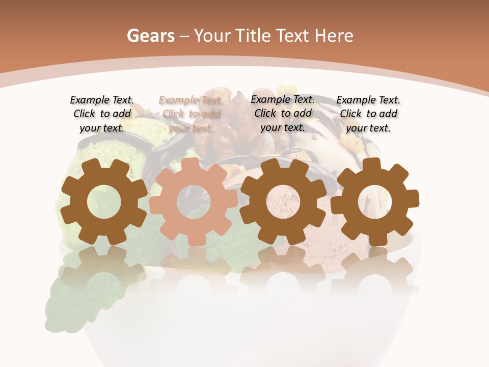 Border Glacue Freshness PowerPoint Template