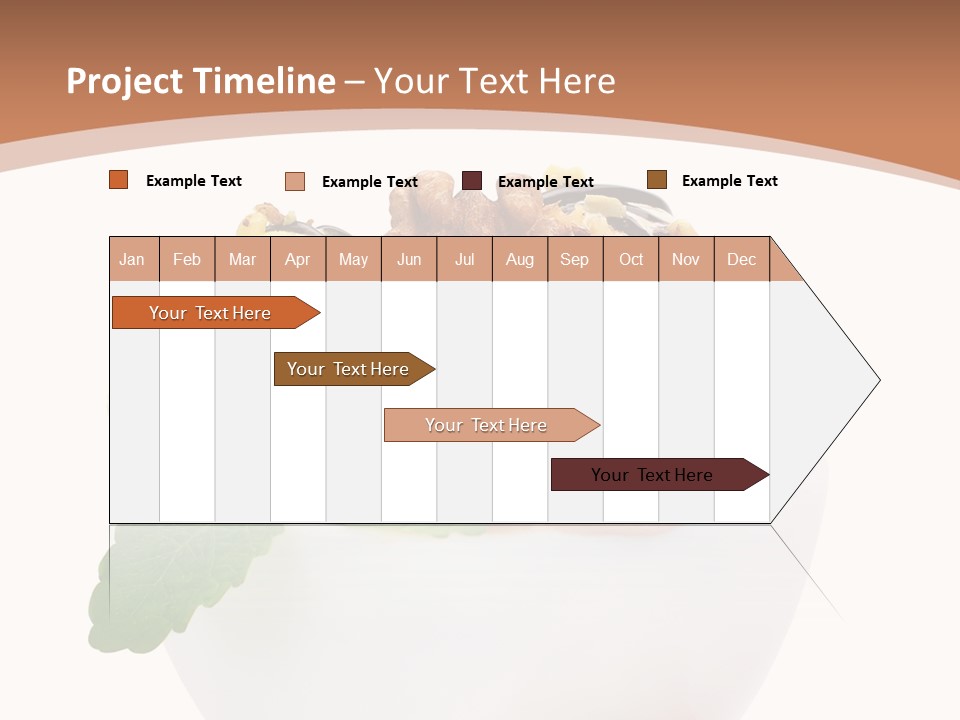 Border Glacue Freshness PowerPoint Template