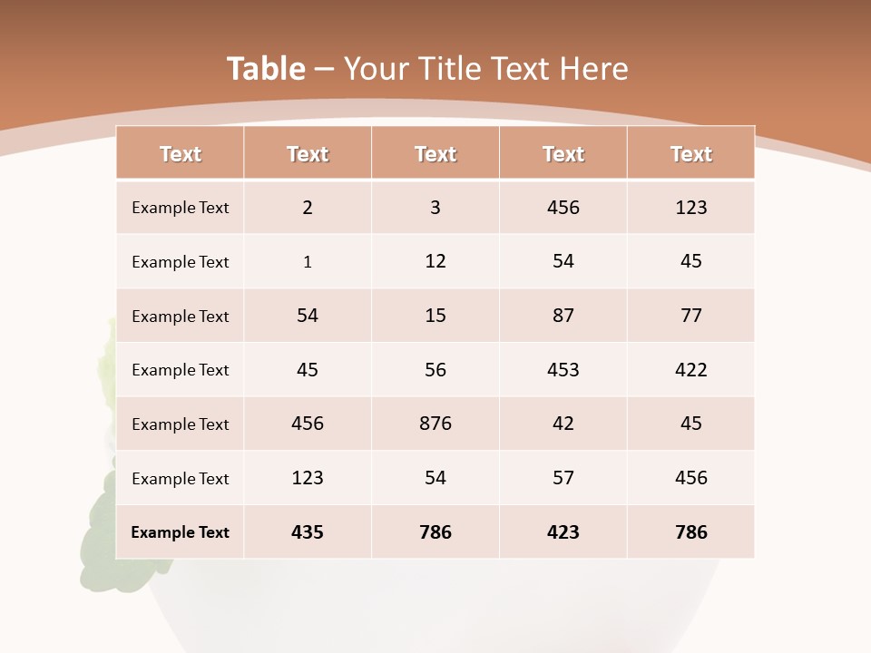 Border Glacue Freshness PowerPoint Template