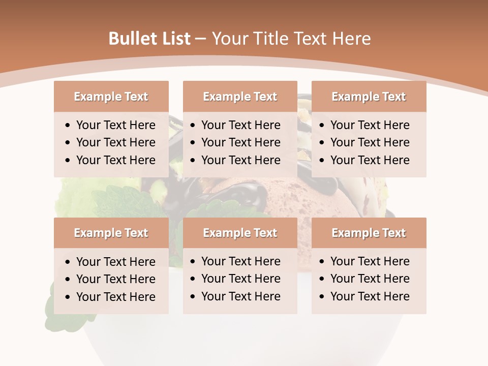 Border Glacue Freshness PowerPoint Template