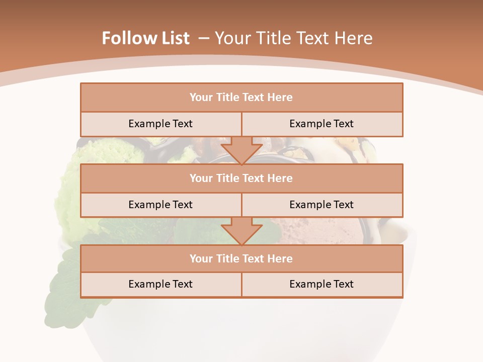 Border Glacue Freshness PowerPoint Template