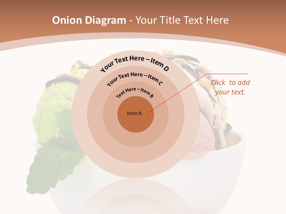 Border Glacue Freshness PowerPoint Template