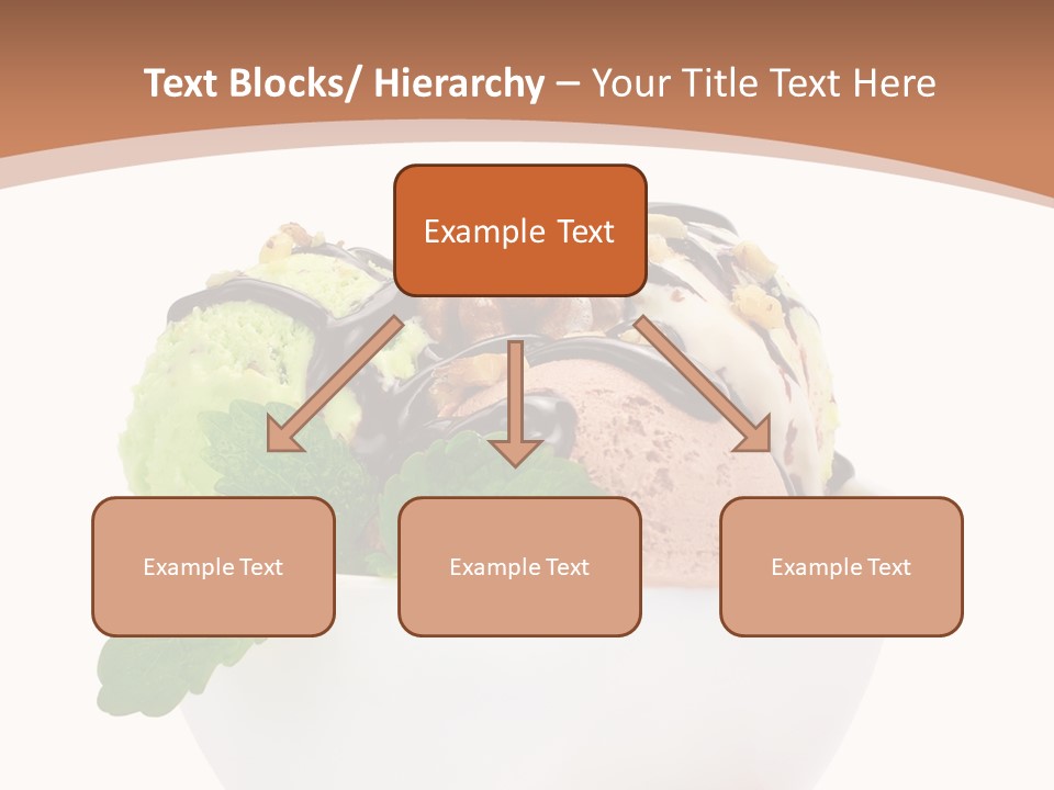 Border Glacue Freshness PowerPoint Template