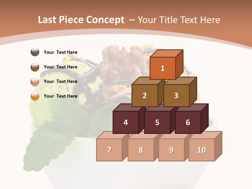 Border Glacue Freshness PowerPoint Template