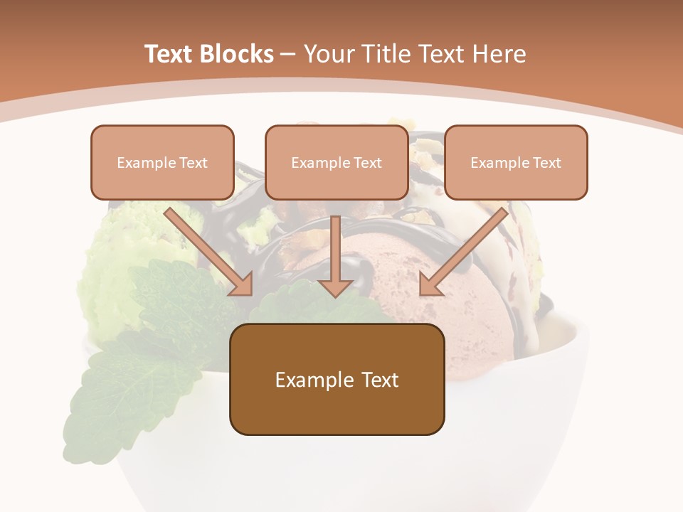 Border Glacue Freshness PowerPoint Template