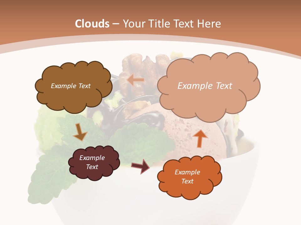 Border Glacue Freshness PowerPoint Template