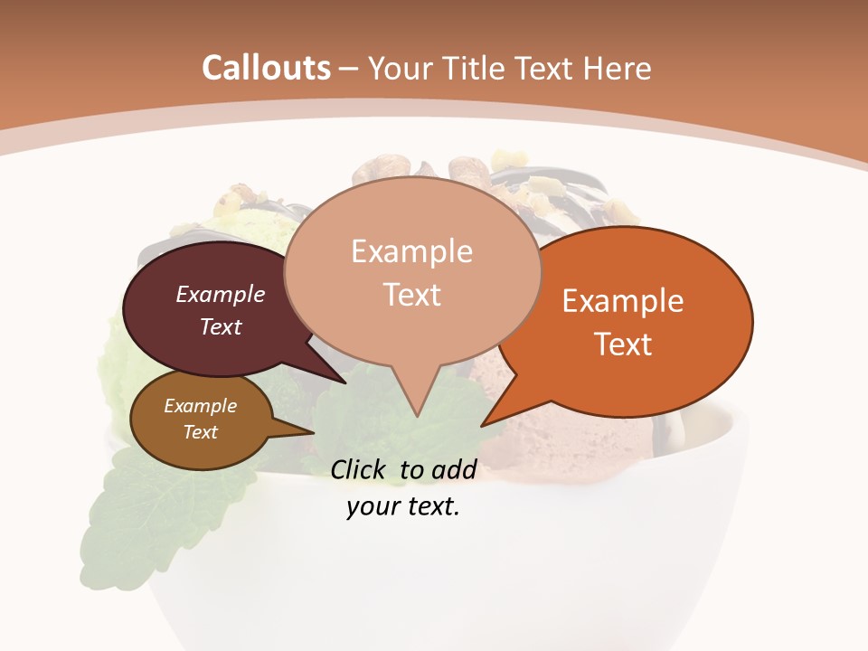 Border Glacue Freshness PowerPoint Template