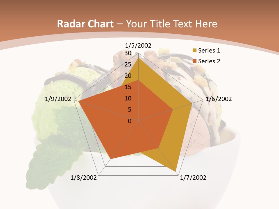 Border Glacue Freshness PowerPoint Template