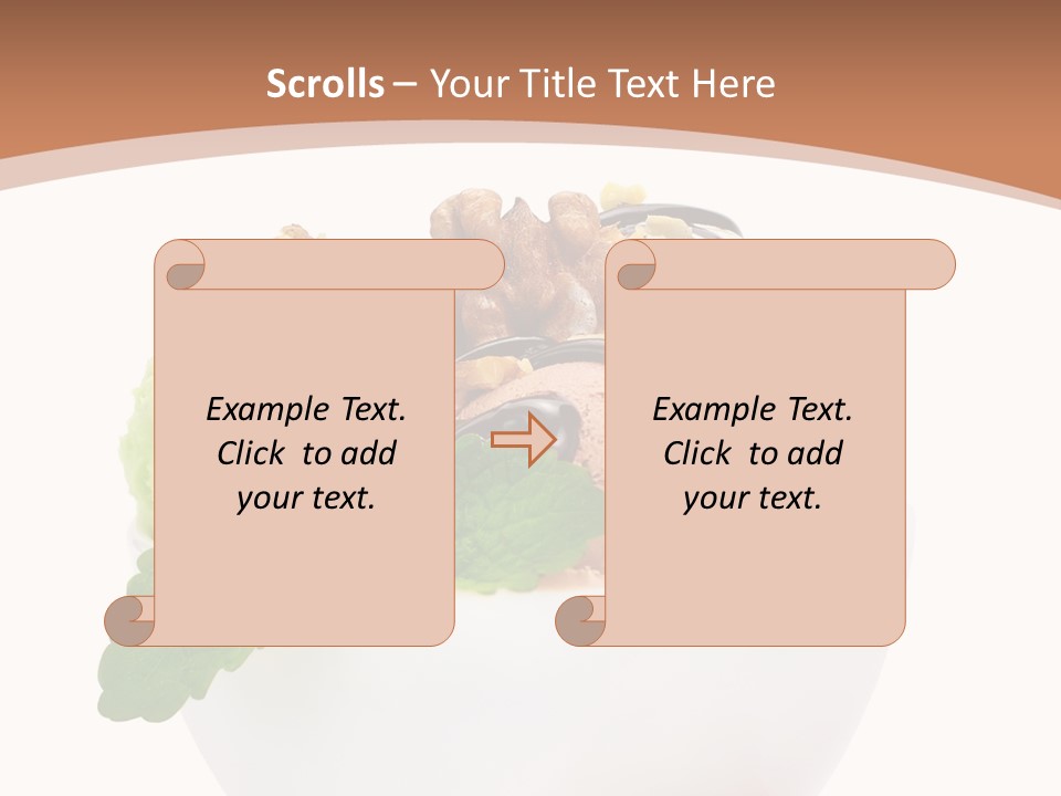 Border Glacue Freshness PowerPoint Template