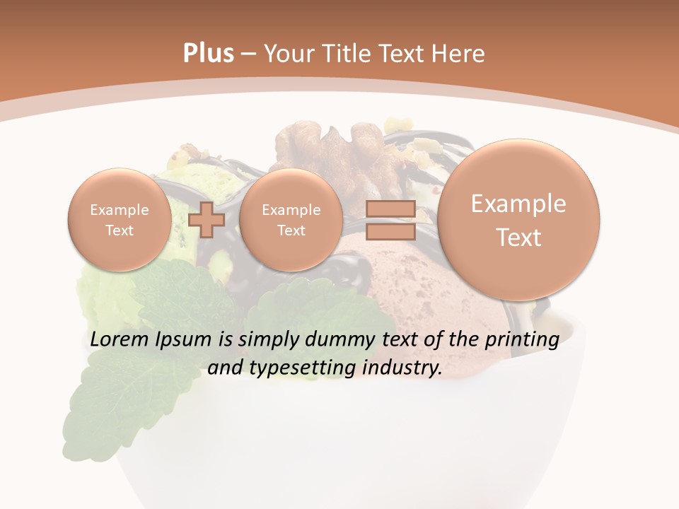 Border Glacue Freshness PowerPoint Template