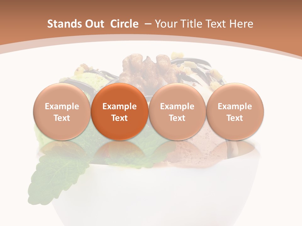 Border Glacue Freshness PowerPoint Template