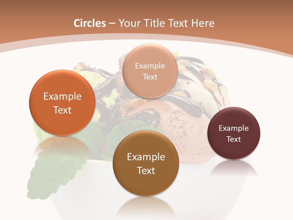 Border Glacue Freshness PowerPoint Template