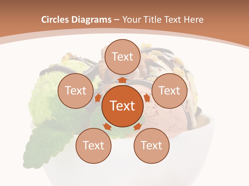 Border Glacue Freshness PowerPoint Template