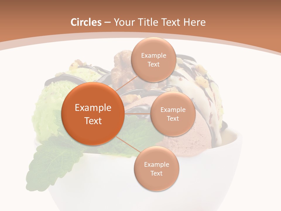 Border Glacue Freshness PowerPoint Template